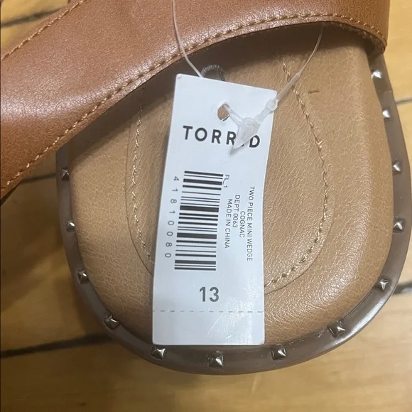 Torrid Brown Leather Sandals - Picture 6 of 6